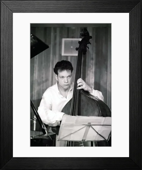 Framed Print : Alec Dankworth, Tenor Clef. Artist: Brian O Connor Framed Print : Alec Dankworth, Tenor Clef. Artist: Brian O Connor
