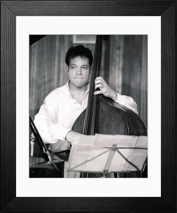 Framed Print : Alec Dankworth, Tenor Clef. Artist: Brian O Connor Framed Print : Alec Dankworth, Tenor Clef. Artist: Brian O Connor