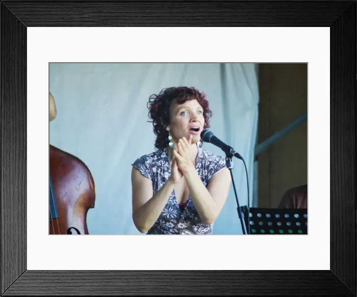 Framed Print : Jacqui Dankworth, Daneby Hall, Tunbridge Wells, Kent. Artist: Brian O Connor Framed Print : Jacqui Dankworth, Daneby Hall, Tunbridge Wells, Kent. Artist: Brian O Connor