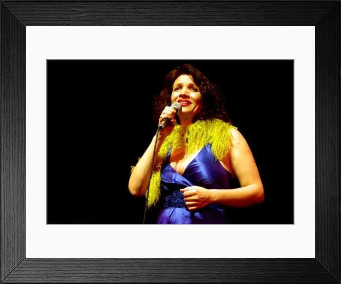 Framed Print : Jacqui Dankworth, Capitol Theatre, Horsham, West Sussex. Artist: Brian O Connor Framed Print : Jacqui Dankworth, Capitol Theatre, Horsham, West Sussex. Artist: Brian O Connor