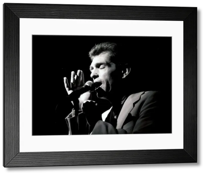 Framed Print : Georgie Fame, Ronnie Scotts, London. Artist: Brian O Connor Framed Print : Georgie Fame, Ronnie Scotts, London. Artist: Brian O Connor