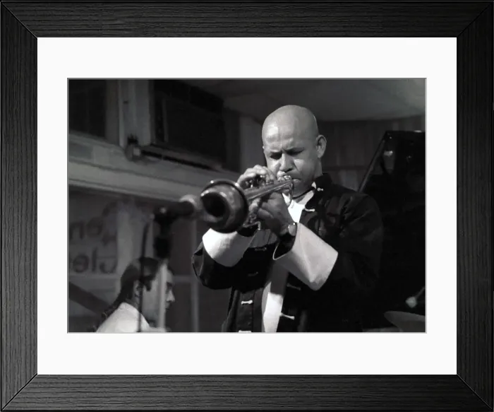 Framed Print : Eddie Henderson, Tenor Clef, 1993. Artist: Brian O Connor Framed Print : Eddie Henderson, Tenor Clef, 1993. Artist: Brian O Connor