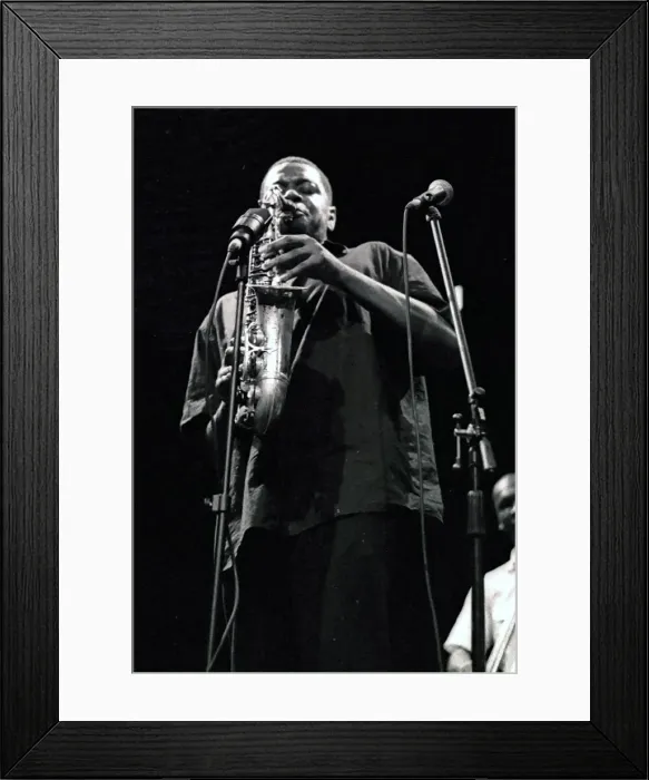 Framed Print : Soweto Kinch, Brecon Jazz Festival, Powys, Wales, 2003. Artist: Brian O Connor Framed Print : Soweto Kinch, Brecon Jazz Festival, Powys, Wales, 2003. Artist: Brian O Connor