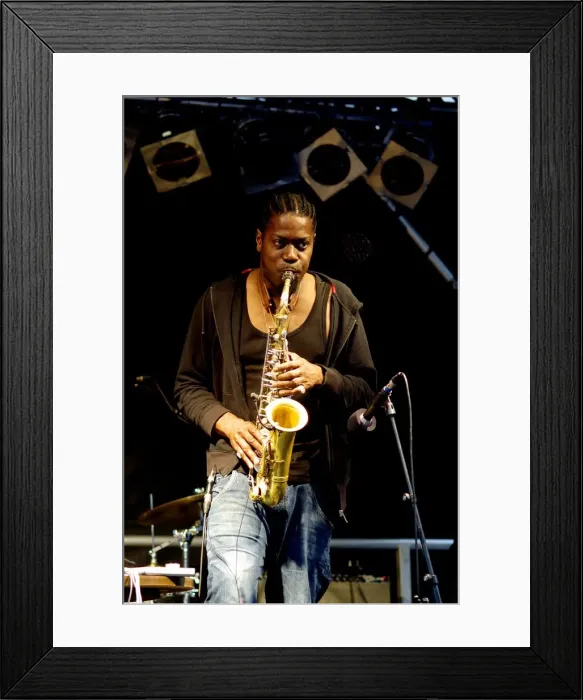 Framed Print : Soweto Kinch, Imperial Wharf Jazz Festival, London, 2011. Artist: Brian O Connor Framed Print : Soweto Kinch, Imperial Wharf Jazz Festival, London, 2011. Artist: Brian O Connor