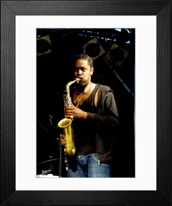 Framed Print : Soweto Kinch, Imperial Wharf Jazz Festival, London, 2011. Artist: Brian O Connor Framed Print : Soweto Kinch, Imperial Wharf Jazz Festival, London, 2011. Artist: Brian O Connor