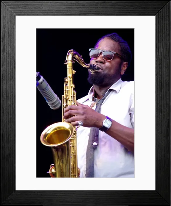 Framed Print : Soweto Kinch, Love Supreme Jazz Festival, Glynde, East Sussex, 2013 Framed Print : Soweto Kinch, Love Supreme Jazz Festival, Glynde, East Sussex, 2013