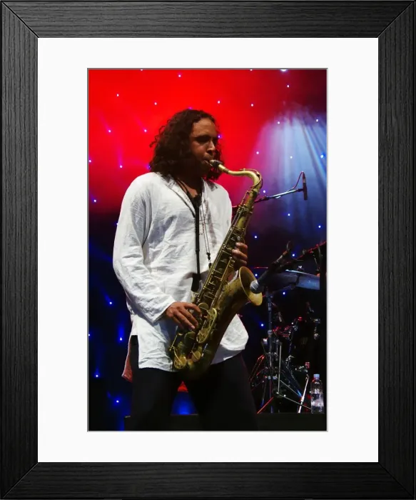 Framed Print : Idris Rahman, Love Supreme Jazz Festival, Glynde, East Sussex, 2013 Framed Print : Idris Rahman, Love Supreme Jazz Festival, Glynde, East Sussex, 2013