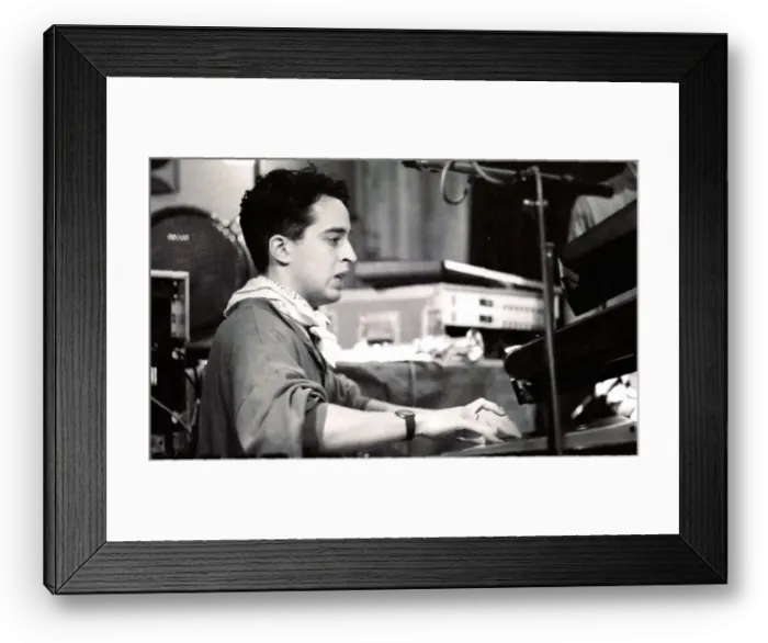 Framed Print : Jason Rebello, Tenor Clef, 1991. Artist: Brian O Connor Framed Print : Jason Rebello, Tenor Clef, 1991. Artist: Brian O Connor