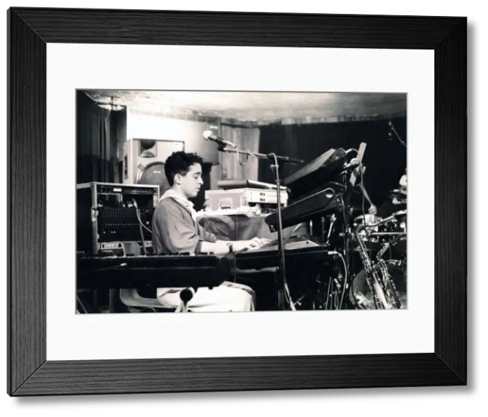 Framed Print : Jason Rebello, Tenor Clef, 1991. Artist: Brian O Connor Framed Print : Jason Rebello, Tenor Clef, 1991. Artist: Brian O Connor