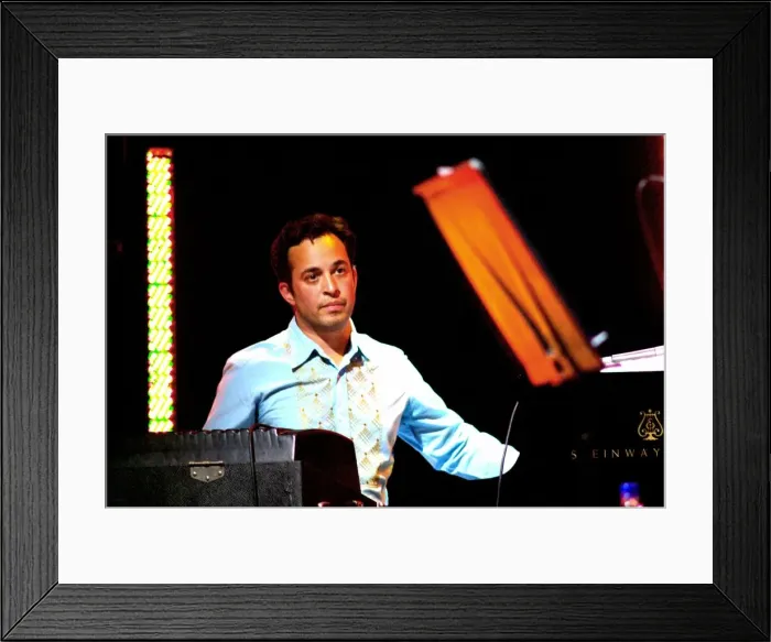 Framed Print : Jason Rebello, Brecon Jazz Festival, Powys, Wales, 2007. Artist: Brian O Connor Framed Print : Jason Rebello, Brecon Jazz Festival, Powys, Wales, 2007. Artist: Brian O Connor
