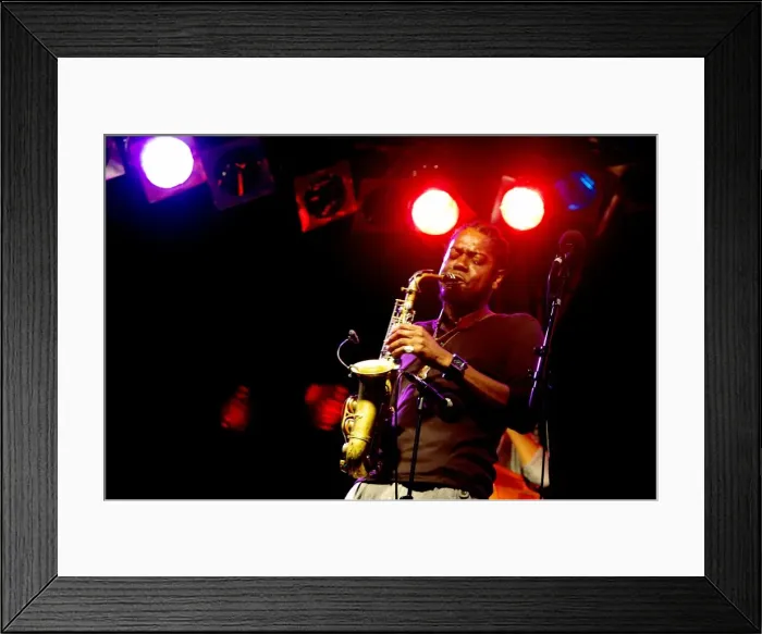 Framed Print : Soweto Kinch, Imperial Wharf Jazz Festival, London, 2011. Artist: Brian O Connor Framed Print : Soweto Kinch, Imperial Wharf Jazz Festival, London, 2011. Artist: Brian O Connor