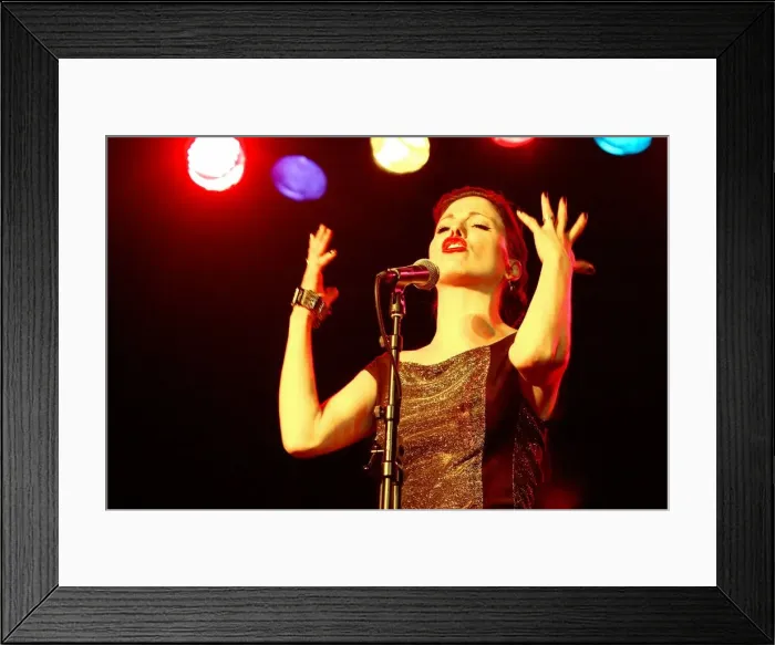 Framed Print : Imelda May, Brecon Jazz Festival, Powys, Wales, 2006. Artist: Brian O Connor Framed Print : Imelda May, Brecon Jazz Festival, Powys, Wales, 2006. Artist: Brian O Connor