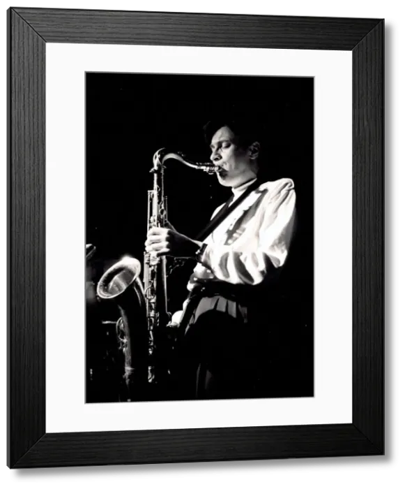 Framed Print : Dave O Higgin, Ronnie Scotts, London, 1993. Artist: Brian O Connor