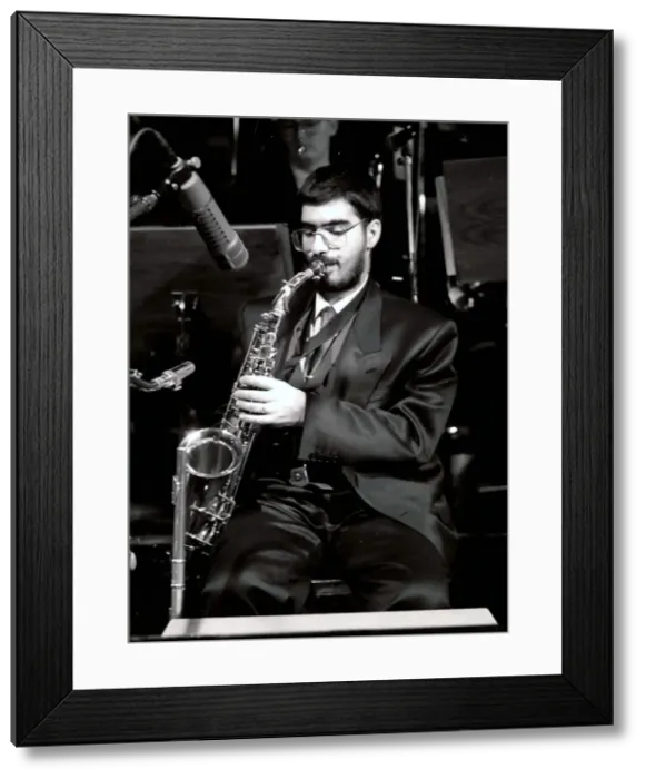Framed Print : Andy Panayi, Ronnie Scotts, London, 1994. Artist: Brian O Connor Framed Print : Andy Panayi, Ronnie Scotts, London, 1994. Artist: Brian O Connor