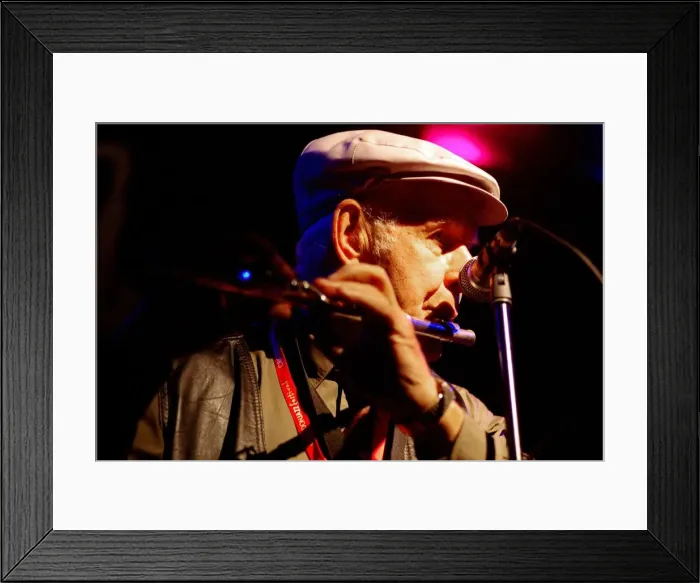 Framed Print : Don Rendell, Braithwaite Hall, Croydon, London, 2007. Artist: Brian O Connor Framed Print : Don Rendell, Braithwaite Hall, Croydon, London, 2007. Artist: Brian O Connor