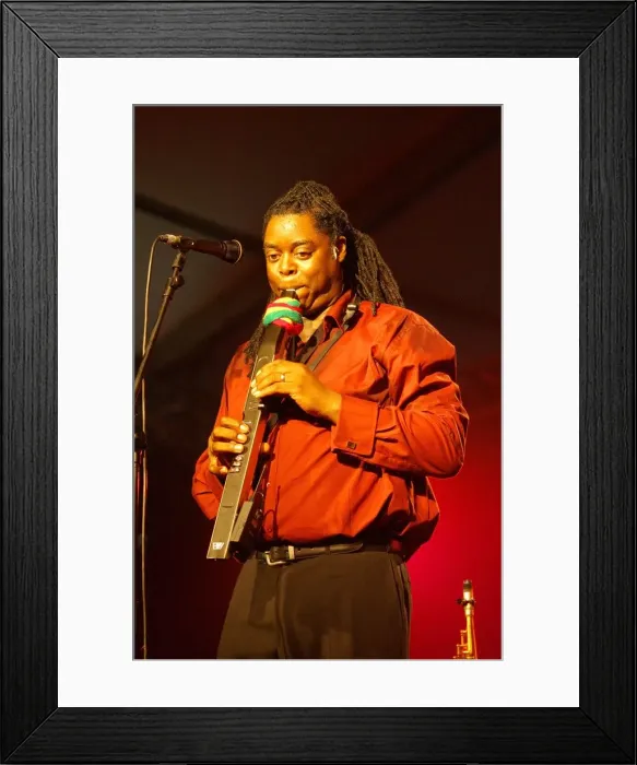 Framed Print : Courtney Pine, Brecon Jazz Festival, Powys, Wales, 2006. Artist: Brian O Connor Framed Print : Courtney Pine, Brecon Jazz Festival, Powys, Wales, 2006. Artist: Brian O Connor
