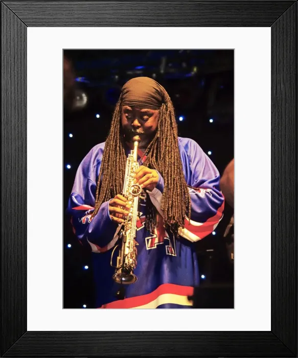 Framed Print : Courtney Pine, Love Supreme Jazz Festival, Glynde, East Sussex, 2013 Framed Print : Courtney Pine, Love Supreme Jazz Festival, Glynde, East Sussex, 2013
