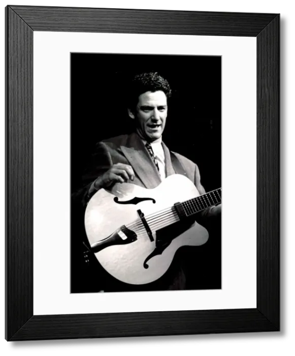 Framed Print : John Pizzarelli, Pizza On The Park, London, 1995. Artist: Brian O Connor Framed Print : John Pizzarelli, Pizza On The Park, London, 1995. Artist: Brian O Connor
