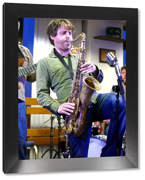 Ben Castle, saxophonist, Jazz Hastings, East Sussex. Artist: Brian O Connor
