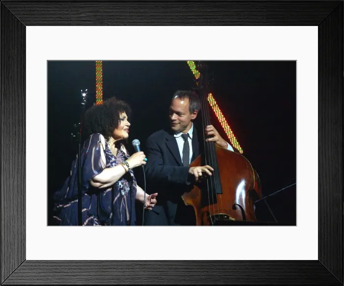 Framed Print : Alec Dankworth and Cleo Laine, Brecon Jazz Festival, Powys, Wales Framed Print : Alec Dankworth and Cleo Laine, Brecon Jazz Festival, Powys, Wales
