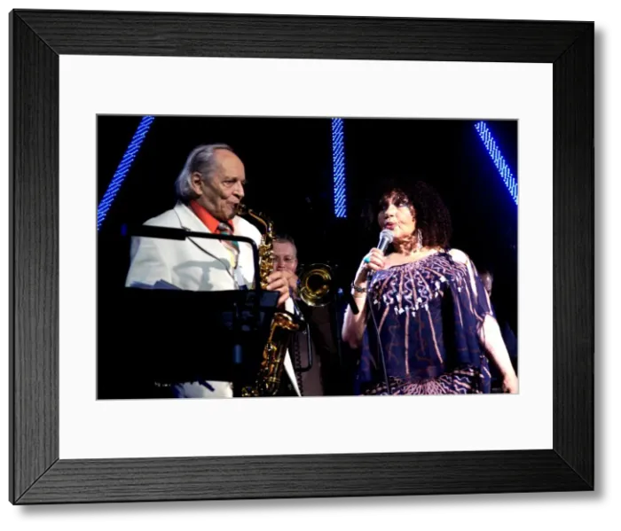 Framed Print : John Dankworth and Cleo Laine, Brecon Jazz Festival, Powys, Wales Framed Print : John Dankworth and Cleo Laine, Brecon Jazz Festival, Powys, Wales