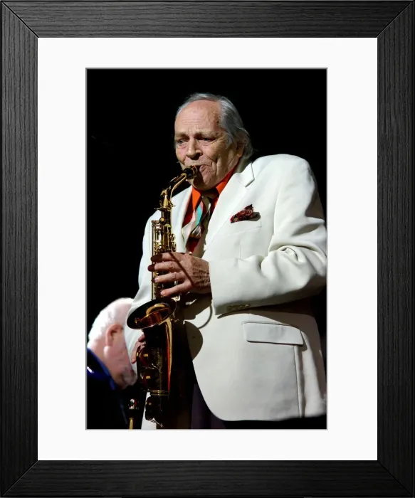 Framed Print : John Dankworth, Brecon Jazz Festival, Powys, Wales. Artist: Brian O Connor Framed Print : John Dankworth, Brecon Jazz Festival, Powys, Wales. Artist: Brian O Connor