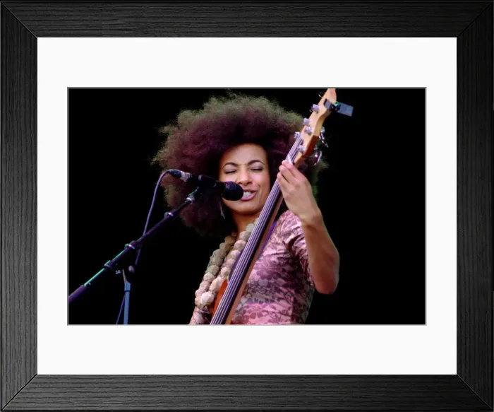 Framed Print : Esperanza Spalding, Love Supreme Jazz Festival, Glynde, East Sussex, 2013. Artist Framed Print : Esperanza Spalding, Love Supreme Jazz Festival, Glynde, East Sussex, 2013. Artist
