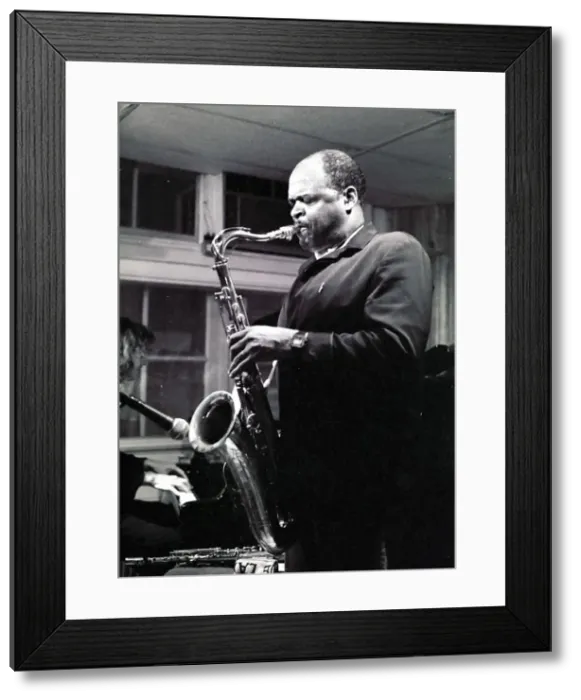 Framed Print : John Stubberfield, Tenor Clef, 1991. Artist: Brian O Connor Framed Print : John Stubberfield, Tenor Clef, 1991. Artist: Brian O Connor