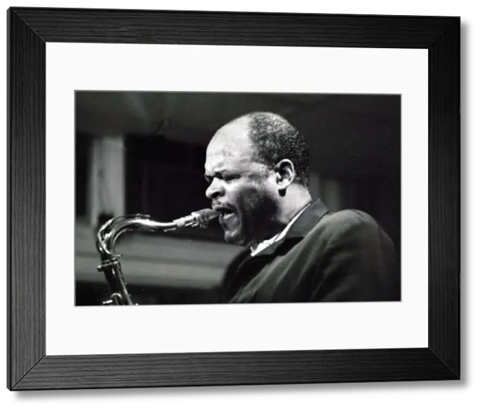 Framed Print : John Stubberfield, Tenor Clef, 1991. Artist: Brian O Connor Framed Print : John Stubberfield, Tenor Clef, 1991. Artist: Brian O Connor