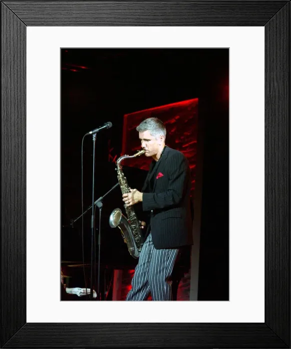 Framed Print : Curtis Stigers, Brecon Jazz Festival, Powys, Wales, 2007. Artist: Brian O Connor Framed Print : Curtis Stigers, Brecon Jazz Festival, Powys, Wales, 2007. Artist: Brian O Connor