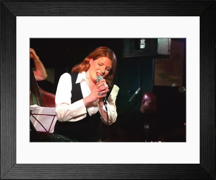Framed Print : Clare Teal, Pizza Express, London, 2004. Artist: Brian O Connor Framed Print : Clare Teal, Pizza Express, London, 2004. Artist: Brian O Connor