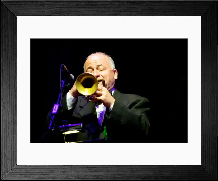 Framed Print : Enrico Tomasso, Love Supreme Jazz Festival, Glynde, East Sussex, 2013 Framed Print : Enrico Tomasso, Love Supreme Jazz Festival, Glynde, East Sussex, 2013