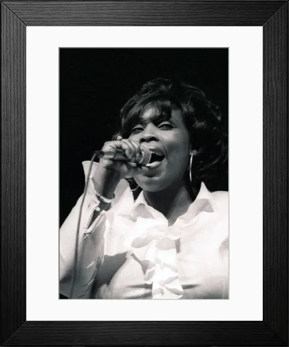 Framed Print : Ruby Turner, Brecon Jazz Festival, Powys, Wales, 2002. Artist: Brian O Connor Framed Print : Ruby Turner, Brecon Jazz Festival, Powys, Wales, 2002. Artist: Brian O Connor