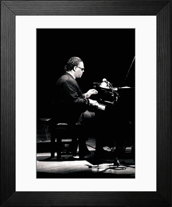 Framed Print : McCoy Tyner, Royal Festival Hall, London, 1990. Artist: Brian O Connor Framed Print : McCoy Tyner, Royal Festival Hall, London, 1990. Artist: Brian O Connor