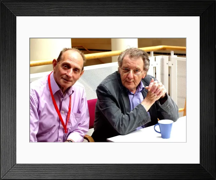 Framed Print : Bobby Wellins and Stan Tracey, Braithwaite Hall, Croydon, London, 2007 Framed Print : Bobby Wellins and Stan Tracey, Braithwaite Hall, Croydon, London, 2007