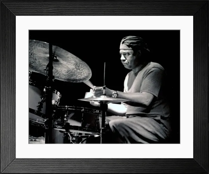 Framed Print : Lenny White, Ronnie Scotts, London, 2002. Artist: Brian O Connor Framed Print : Lenny White, Ronnie Scotts, London, 2002. Artist: Brian O Connor