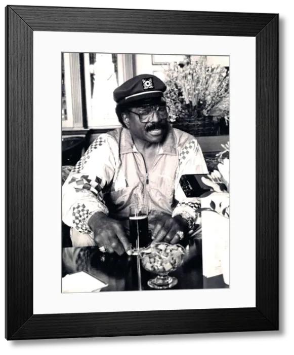 Framed Print : Jimmy Witherspoon, London, 1992. Artist: Brian O Connor Framed Print : Jimmy Witherspoon, London, 1992. Artist: Brian O Connor
