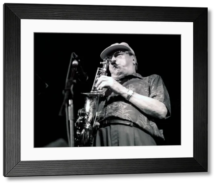 Framed Print : Phil Woods, Brecon Jazz Festival, Powys, Wales, 2000. Artist: Brian O Connor Framed Print : Phil Woods, Brecon Jazz Festival, Powys, Wales, 2000. Artist: Brian O Connor