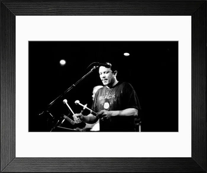 Framed Print : Roy Ayers, Ronnie Scotts, London, 1990. Artist: Brian O Connor Framed Print : Roy Ayers, Ronnie Scotts, London, 1990. Artist: Brian O Connor