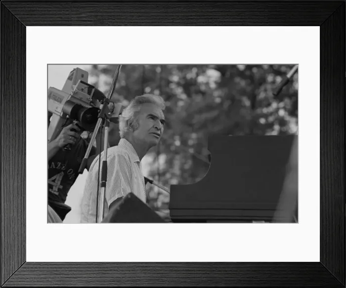 Framed Print : Dave Brubeck, Capital Jazz, Knebworth, 1982. Artist: Brian O Connor Framed Print : Dave Brubeck, Capital Jazz, Knebworth, 1982. Artist: Brian O Connor