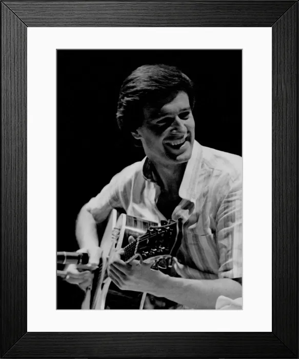 Framed Print : John McLaughlin, jazz guitarist, bandleader and composer, London, 1976. Artist: Brian O Connor Framed Print : John McLaughlin, jazz guitarist, bandleader and composer, London, 1976. Artist: Brian O Connor
