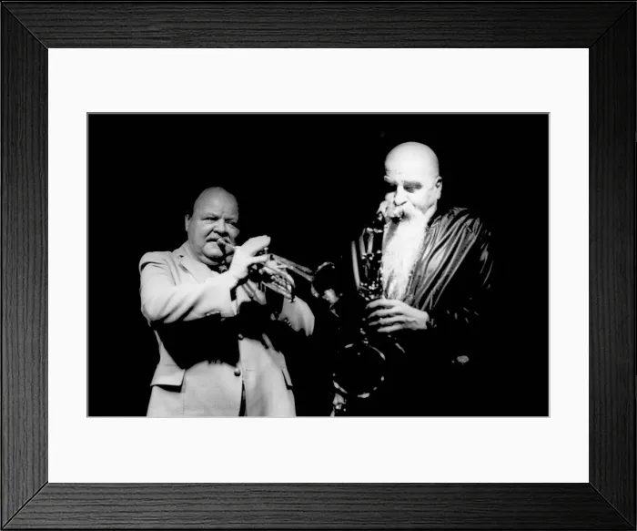 Framed Print : Billy Butterfield and Tony Scott, Pizza Express, London, 1981. Artist: Brian O Connor Framed Print : Billy Butterfield and Tony Scott, Pizza Express, London, 1981. Artist: Brian O Connor