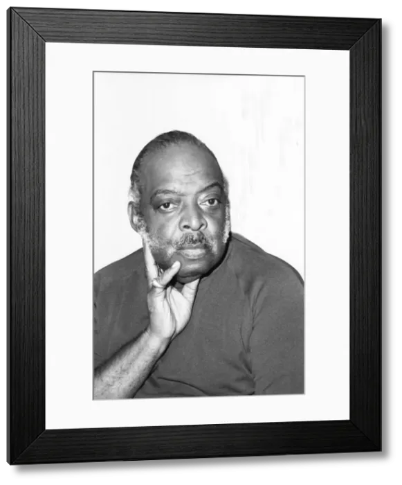 Framed Print : Count Basie, Churchill Hotel, London, 1973. Artist: Brian O Connor Framed Print : Count Basie, Churchill Hotel, London, 1973. Artist: Brian O Connor