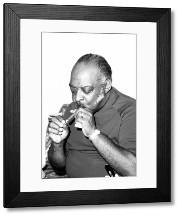 Framed Print : Count Basie, Churchill Hotel, London, 1973. Artist: Brian O Connor Framed Print : Count Basie, Churchill Hotel, London, 1973. Artist: Brian O Connor