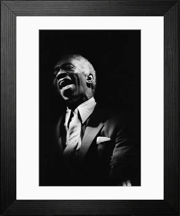 Framed Print : Art Blakey, Ronnie Scotts, London, 1983. Artist: Brian O Connor Framed Print : Art Blakey, Ronnie Scotts, London, 1983. Artist: Brian O Connor