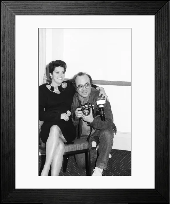 Framed Print : Gemma Craven and Bob Hoskins, BAFTA, Picadilly, London, 1990. Artist: Brian O Connor Framed Print : Gemma Craven and Bob Hoskins, BAFTA, Picadilly, London, 1990. Artist: Brian O Connor