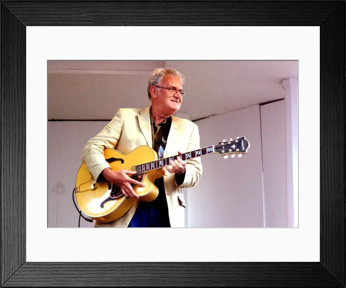Framed Print : Jim Mullen, Scottish jazz guitarist, Pantiles, Tunbridge Wells, Kent, 2008. Artist Framed Print : Jim Mullen, Scottish jazz guitarist, Pantiles, Tunbridge Wells, Kent, 2008. Artist