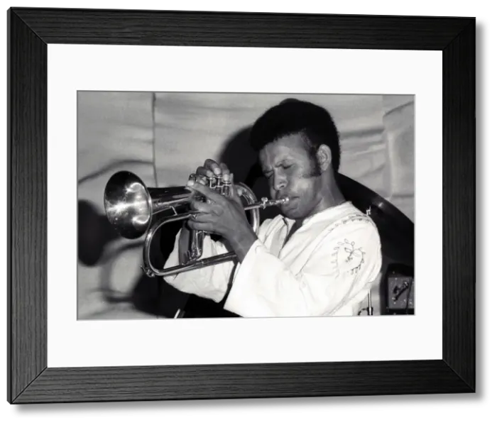 Framed Print : Eddie Henderson, Ronnie Scotts, London, 1973. Artist: Brian O Connor Framed Print : Eddie Henderson, Ronnie Scotts, London, 1973. Artist: Brian O Connor