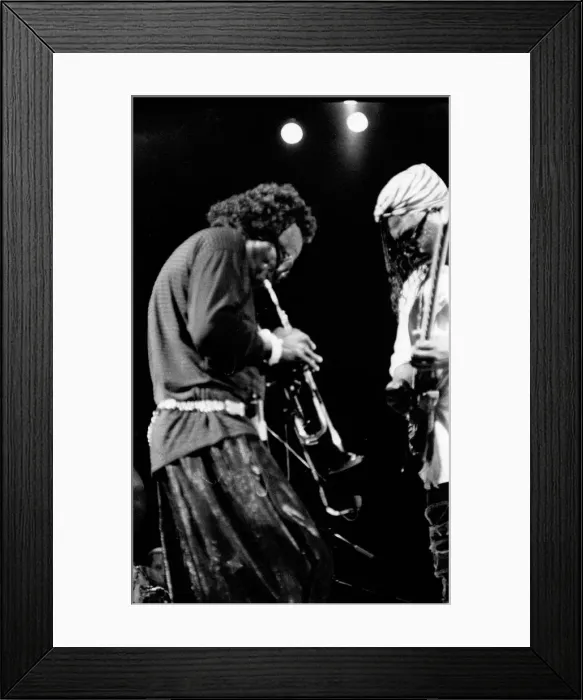 Framed Print : Miles Davis, RFH, London, 1989. Artist: Brian O Connor Framed Print : Miles Davis, RFH, London, 1989. Artist: Brian O Connor