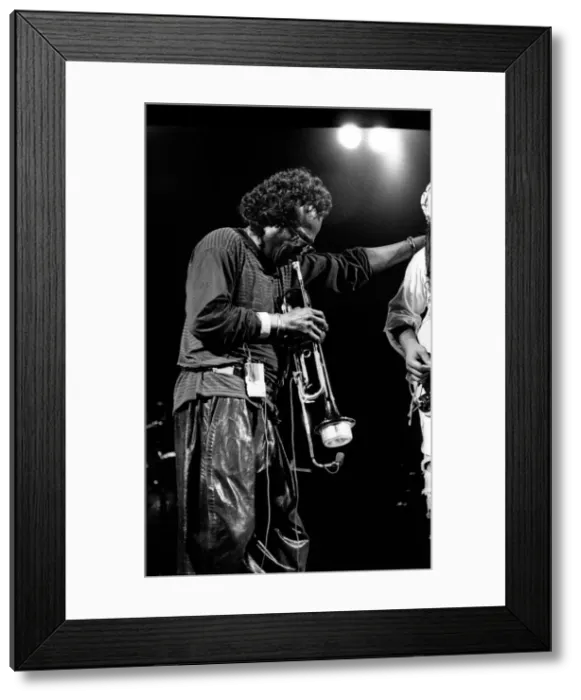 Framed Print : Miles Davis, RFH, London, 1989. Artist: Brian O Connor Framed Print : Miles Davis, RFH, London, 1989. Artist: Brian O Connor